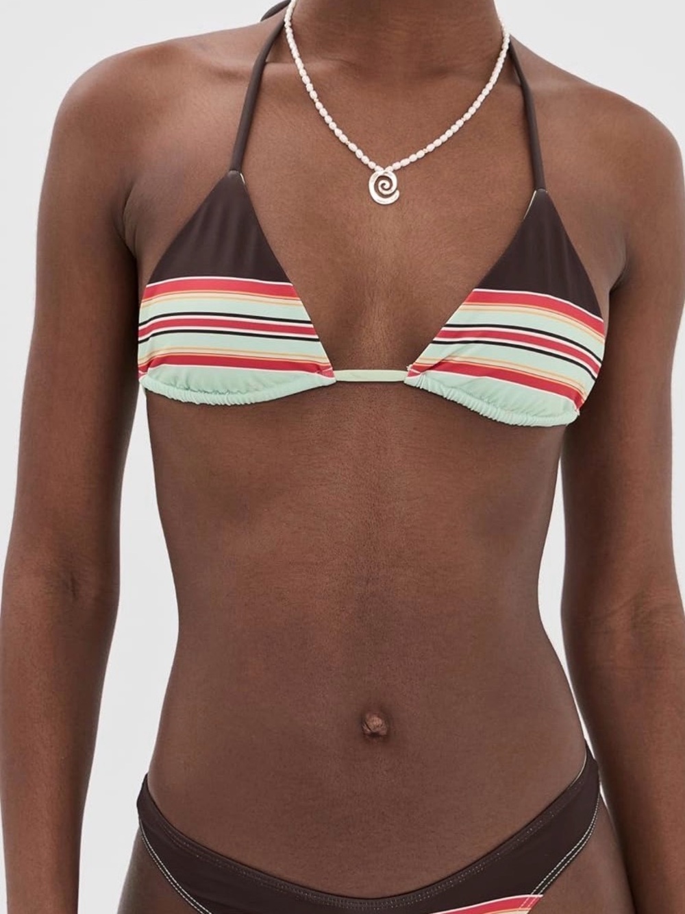 Frankie's Bikinis Nick Bikini Top in Desert Dusk